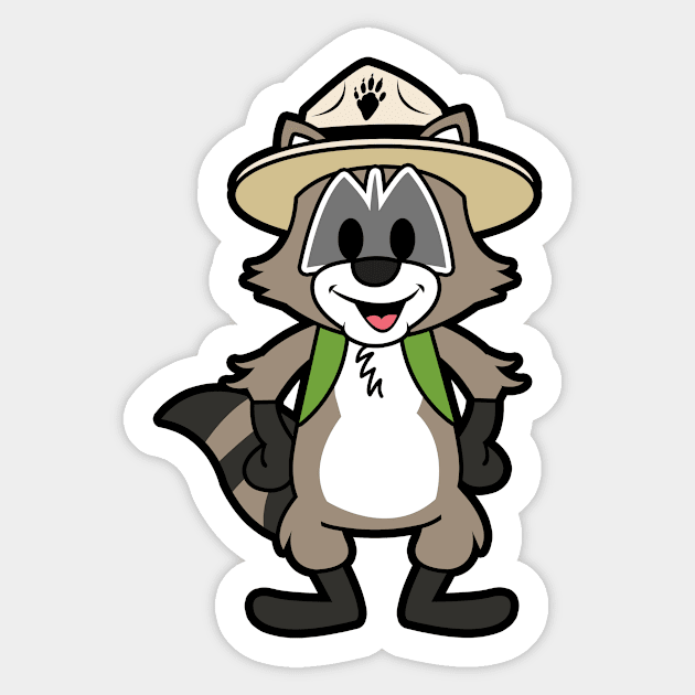 Ranger Rick Sticker by nataliawinyoto